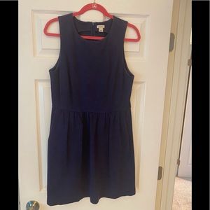 Blue business attire J. Crew dress